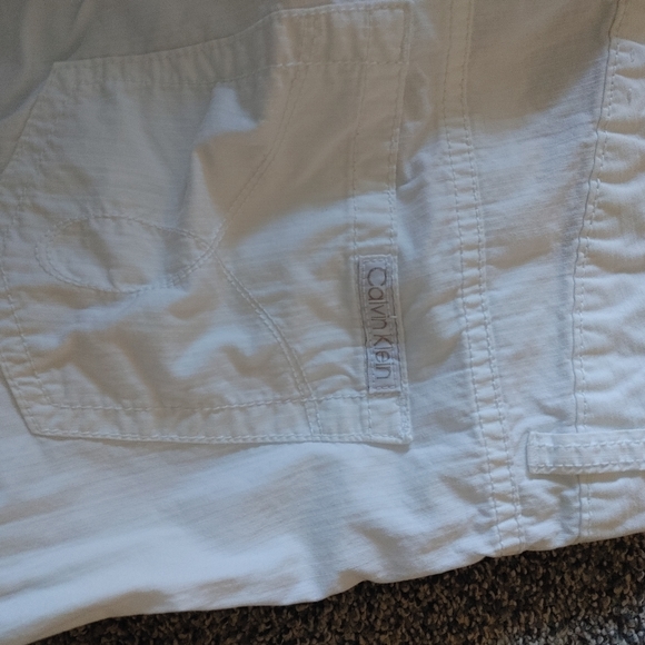 White calvin klein cotton pants - Picture 3 of 4